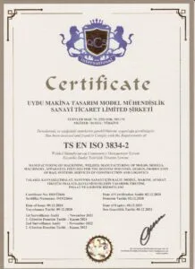 TS EN ISO 3834 2